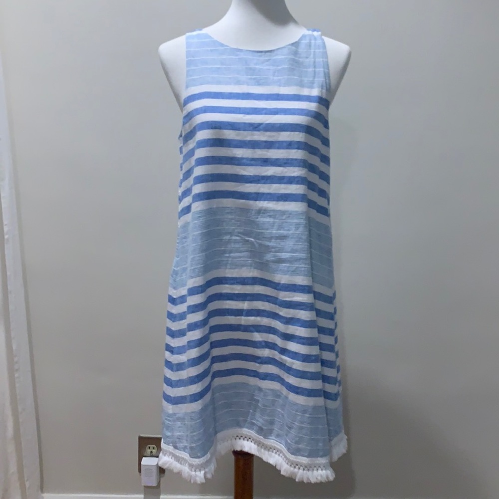 Women's Vineyard Vines Blue Striped Dress